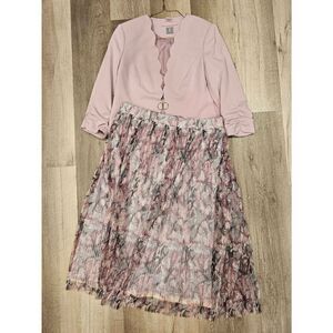 Fair Lady Suit and Skirt set size 10 and 12 Women's Dusty pink